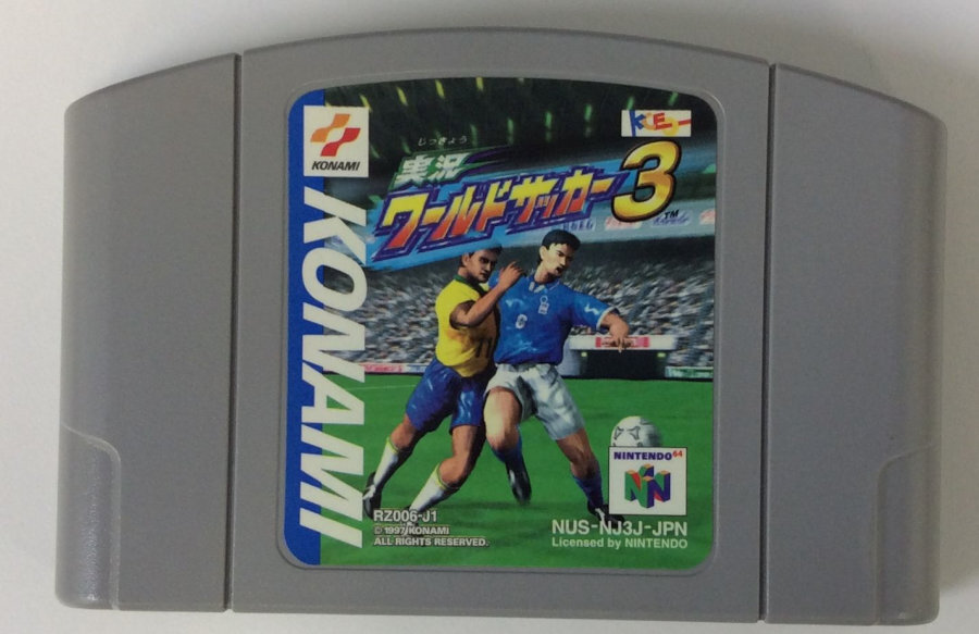 Nintendo 64 Jikkyou World Soccer 3 Japan Version w/ Box and