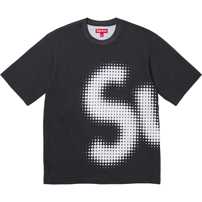 Supreme Halftone S/S Top Black White Green Red 4colors SS24