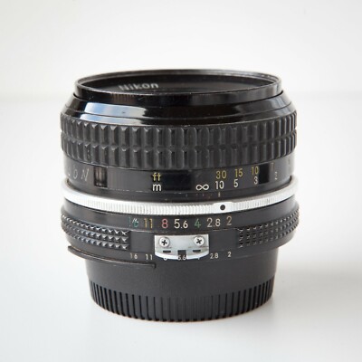 Nikon Nikkor 50mm F2 Ai Manual Focus Lens, Filter | eBay