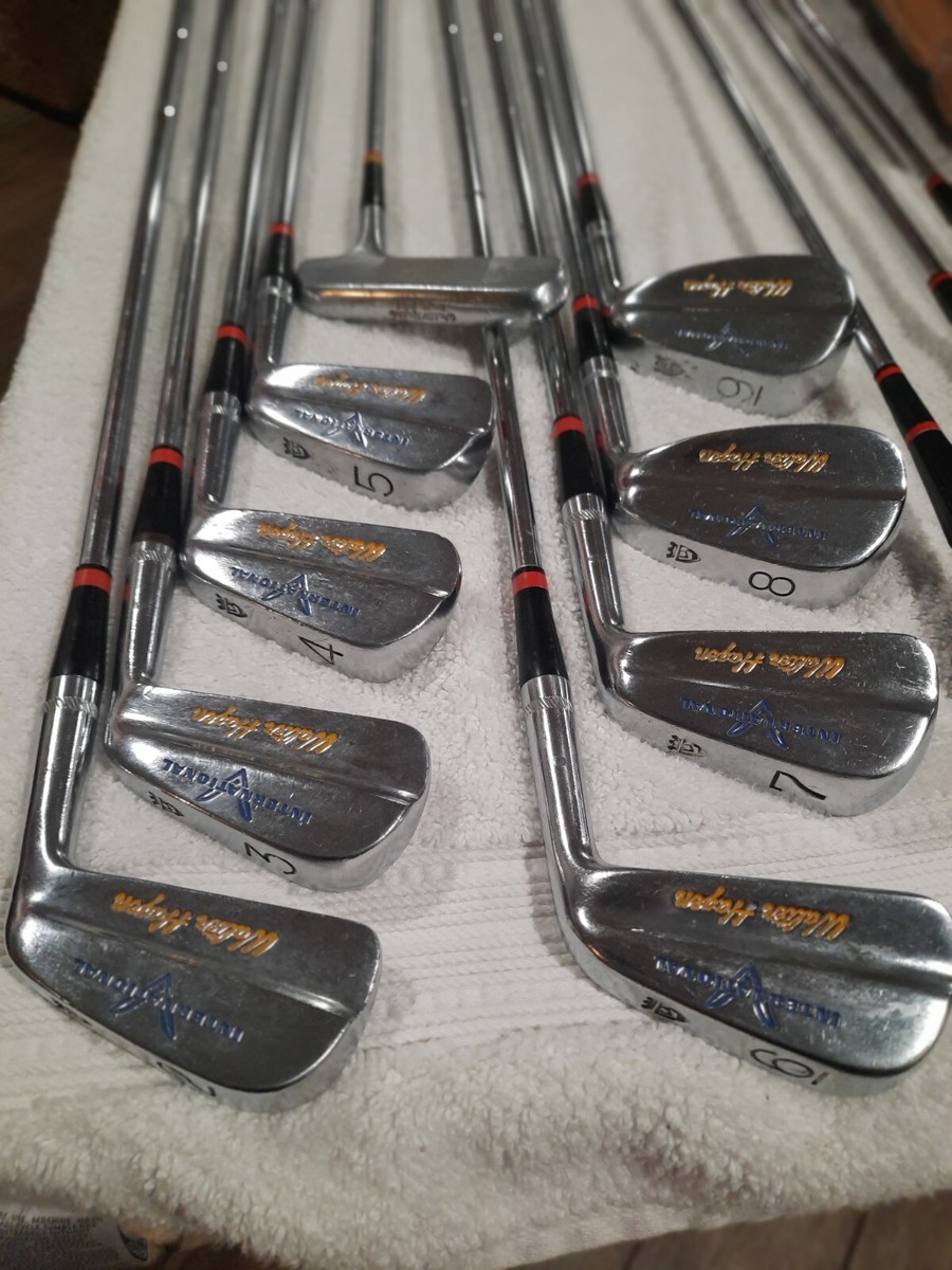 Vintage Walter Hagen 205 International Iron Set 1-9 Irons+4 woods