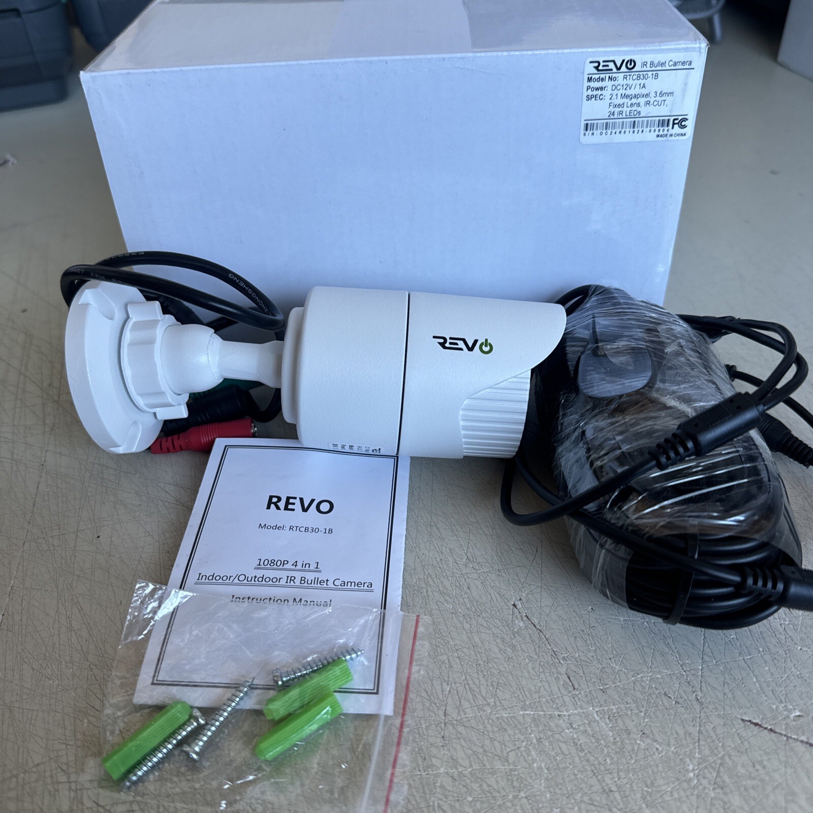 REVO RTCB30-1B Security 1080P - 4 in 1 Indoor / Outdoor IR B