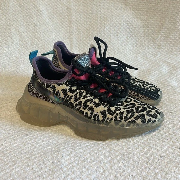 Tênis feminino Steve Madden JMAXIMA Leopard multi tamanho 4 - Imagem 4 de 4