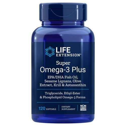 Súper Omega-3 Epa/Dha Con Sésamo Lignanos & Oliva Fruta Extracto 120 Suave Geles