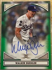 2022 Topps Definitive WALKER BUEHLER Green Defining Images Autograph 2/10