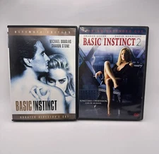 Basic Instinct DVD Lot of 2 Basic Instinct 1 and 2
