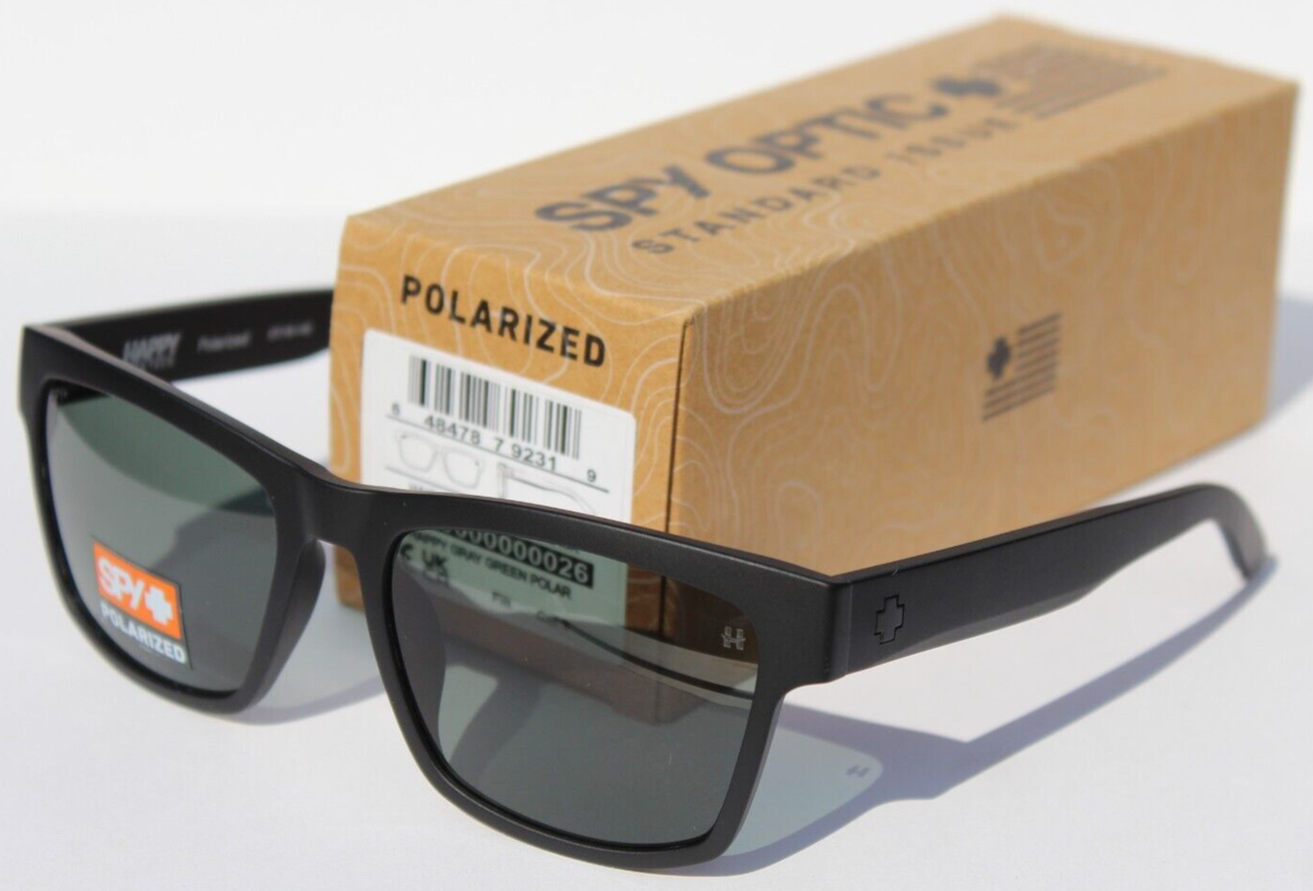 SPY - SPY スパイ サングラス 【HAIGHT 2】 黒/偏光ハッピーレンズ SPY SUNGLASSES スパイ サングラス HAIGHT 2 ヘイト SOFT MATTE