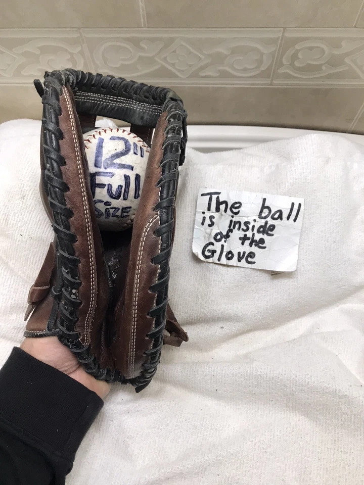"Guante para receptores de softbol de 34"" roto en ajuste apretado SOFPCM que vale la pena cerrar lanzamiento derecho" Foto 4 de 4