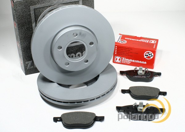 Zimmermann Bremsscheiben 278 Mm BremsbeläGe Vorne FüR Volvo C30-image
