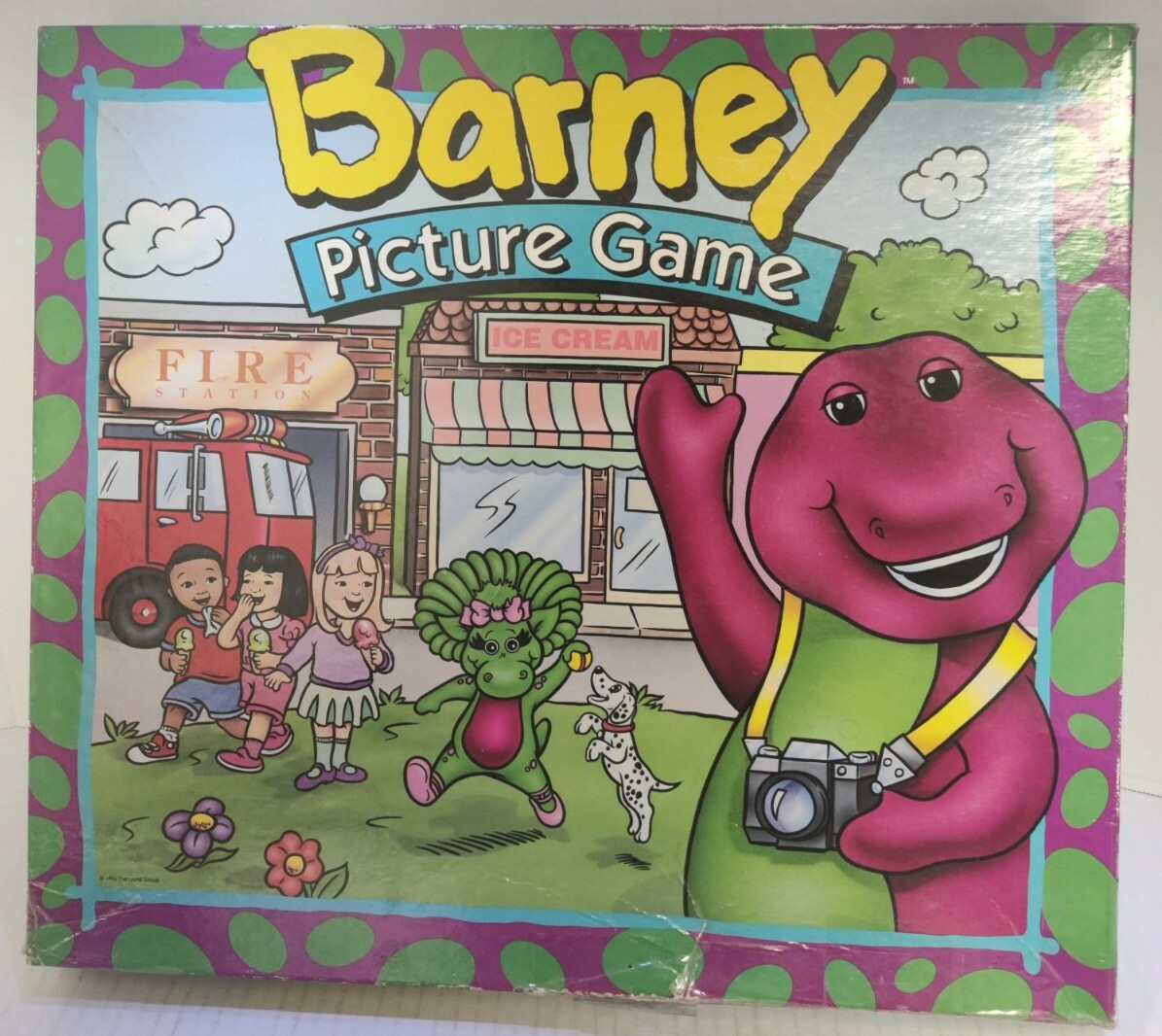 1993 Barney & Friends Picture Board Game Rare Vintage 90s