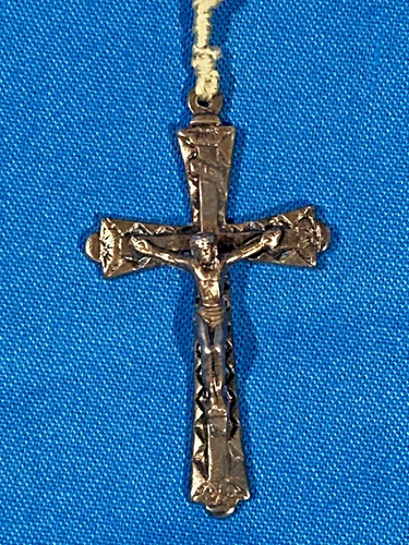 VINTAGE CATHOLIC CHILDS ROSARY BEADS w/ "PRAY, HOPE, DONT WORRY" ITALY 11"L VGC - Picture 2 of 4