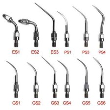 12 Type Dental Ultrasonic Piezo Scaler Scaling Endo Perio Tip Fit SIRONA ES/GS