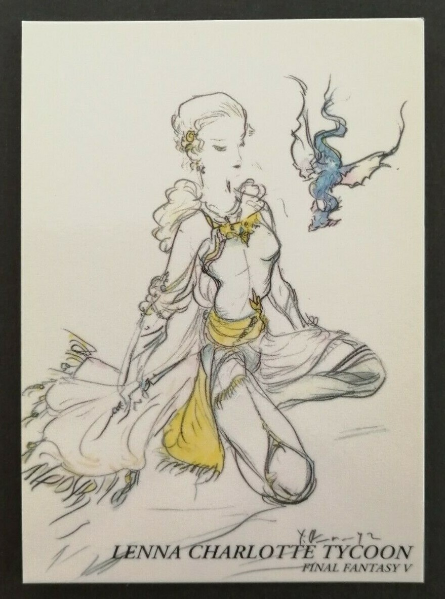 Final Fantasy FF5 Art Museum Card 