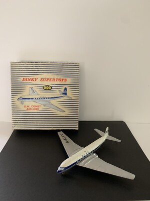 DINKY TOYS 999 D.H. COMET B.O.A.C. AIRLINER (1960) W/BOX