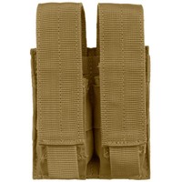 Condor Combat Taktische Doppel Pistol Mag Pouch Molle Pals Airsoft Coyote Brown