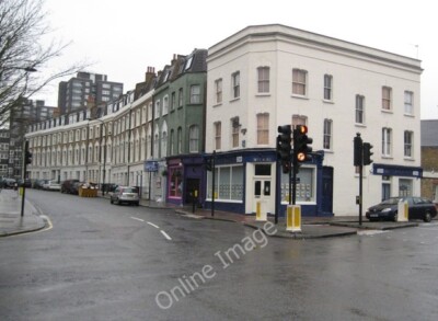 Foto 6x4 Hampstead: B518 Fleet Road Hampstead\/TQ2685 Als diese Häuser um 2010