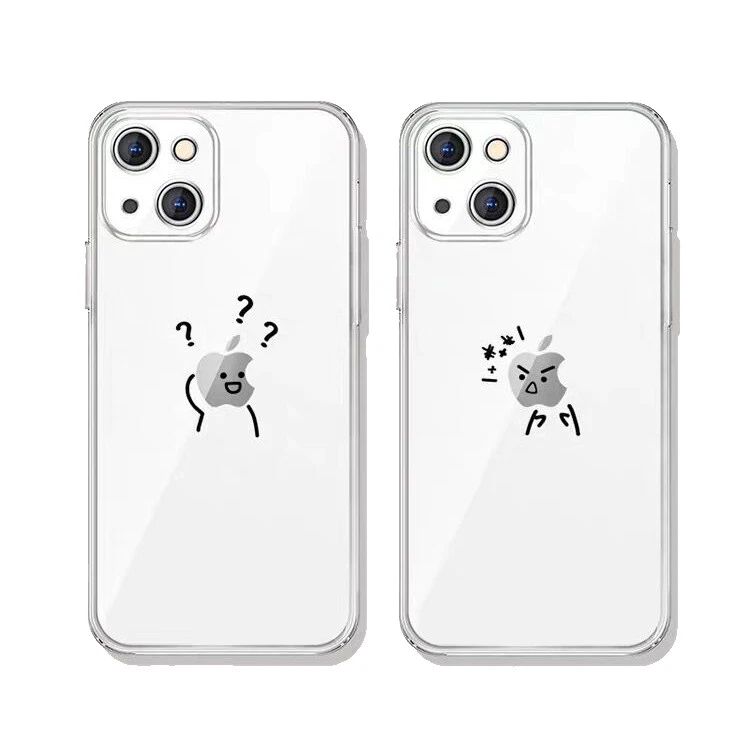 Creative Couple Funny Phone Case Cover For iphone 11 12 13 Pro Max XR 6s 7 8Plus