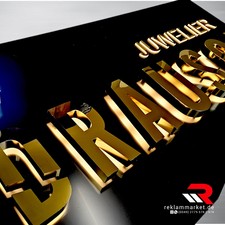 LED 3D Buchstaben - Wand Logo - Wandlogos