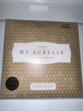 Close to My Heart Stamps My Acrylix Winter Evergreen D1315 Trees New