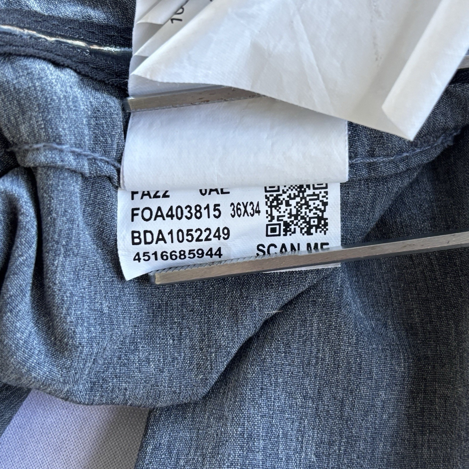 Oakley Regular Fit Performance Pants Heather Gray… - image 7