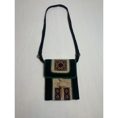 Boho Ethnic Embroidered Crossbody Bag Tribal Festival Hippie Small Purse