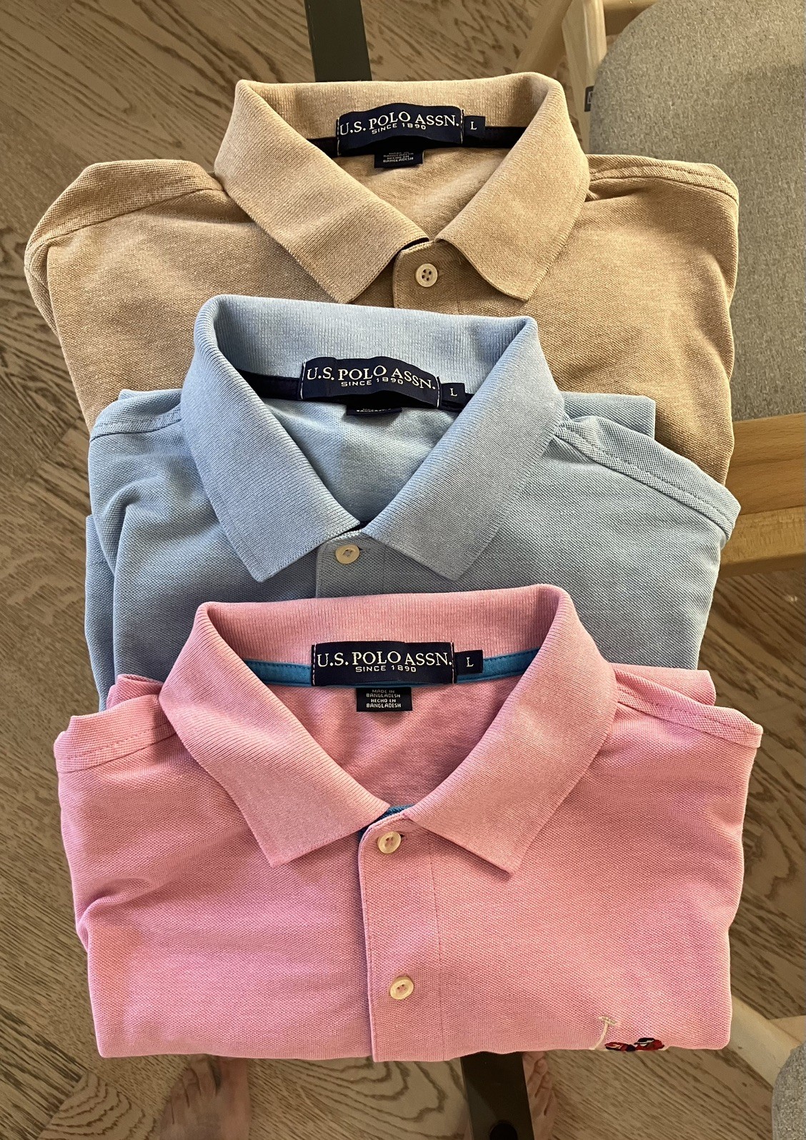 N 3  U.S. Polo Assn. Uomo Taglia L  Maglietta T- shirt Man Manica corta -