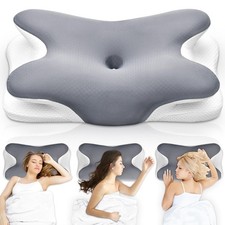 Cervical Pillow for Neck Pain Relief, Hollow Design Odorless Memory Foam Pill...