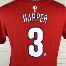 Bryce Harper Philadelphia Phillies T Shirt Youth XL 14/16 Genuine Merchandise 3