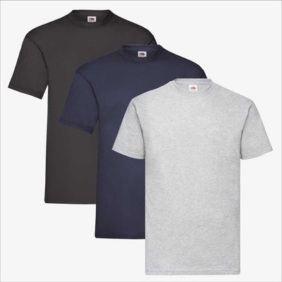 Fruit of the Loom Valueweight T-Shirt 3er Pack | Herren Workwear Essentials Uni