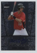 2011 Leaf Metal Draft Bubba Starling #AU-BS2 Auto 4f5