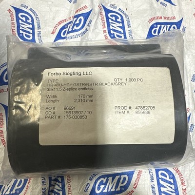 Forbo Siegling Conveyor Belt 170mm Width X 2310mm Length, UR-HC+ GSTR/NSTR
