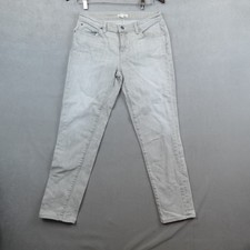 Eileen Fisher Jeans Womens 4 Lightwash Mid Rise Straight Organic Cotton Stretch