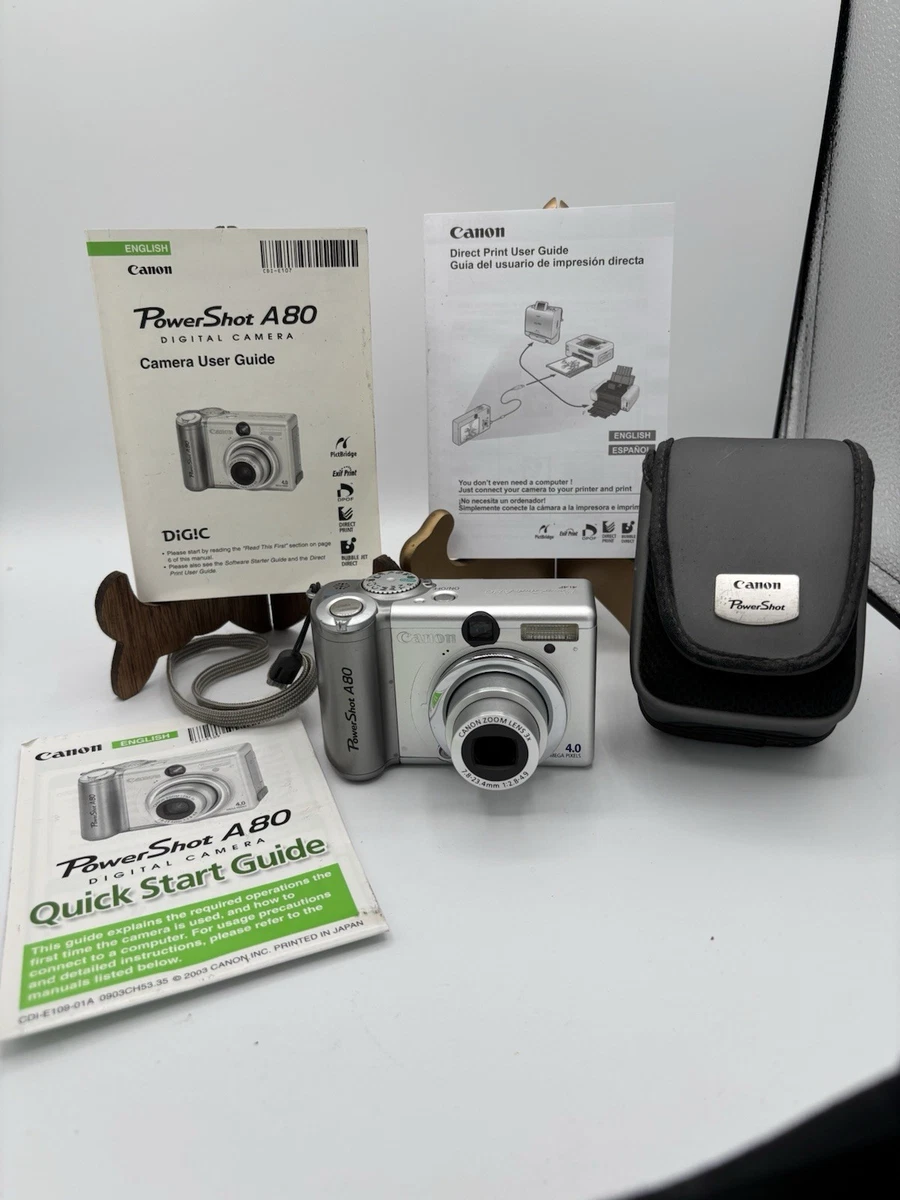 Canon PowerShot A80 1-4.9x Digital Zoom Digital Cameras for sale