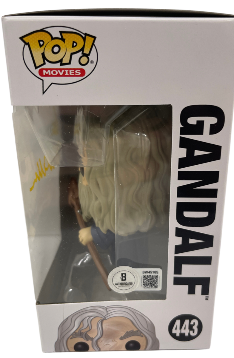 Ian McKellen Signed Gandalf Funko Lord of the Rings Authentic