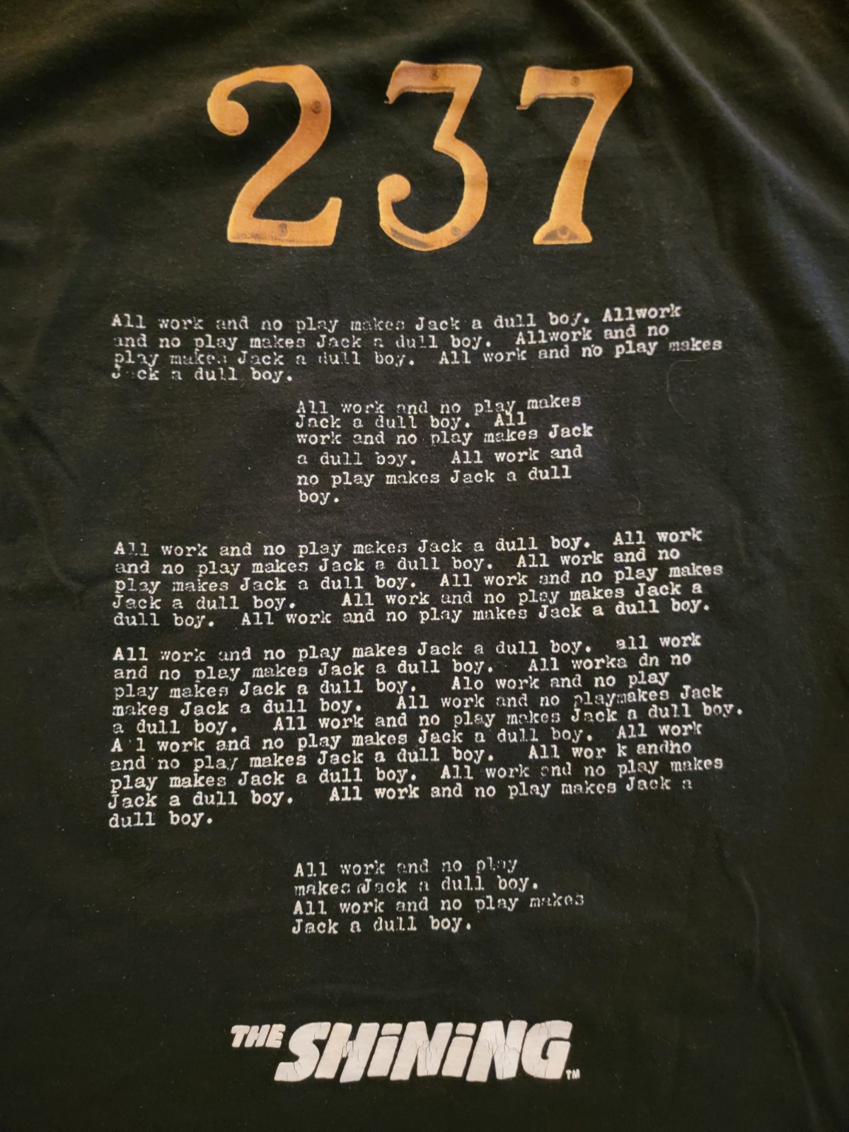 The Shining Movie T Shirt M MEDIUM Pull & Bear VTG Style Horror Film Graphic Tee image 8