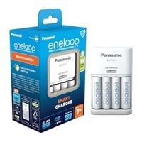 Panasonic Eneloop BQ-CC17 LadegeräT + 4X AA Ni-Mh Akkus EU Stecker