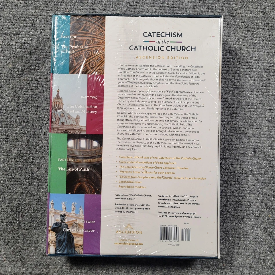 Catechism Of The Catholic Church Ascension Leatherlike Hardcover New Sealed - Image 2 of 4