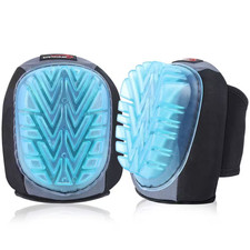 Professional Work Knee Pads with Gel and EVA Foam Cushion, Heavy Duty Hard PVC S