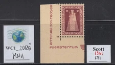 WC1_20693*. LIECHTENSTEIN. 1941 MADONNA & CHILD stamp. Sc.171. MNH w. margin