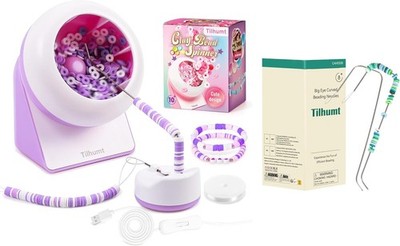 Necklace Making Bead Spinner Set with Two Big Eye Needles