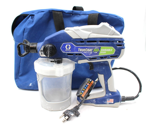 Graco TrueCoat 360 Variable Speed Electric Airless Paint Sprayer with Bag