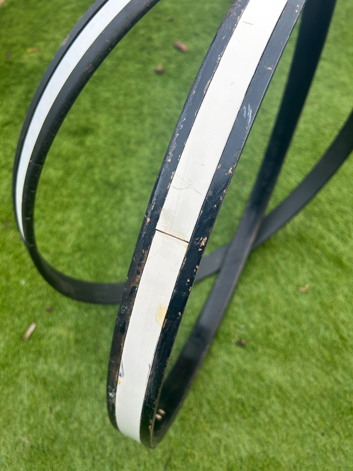 22'' Vintage PREMIER Bass Drum Hoops (PAIR) photo 7