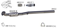 Abgasrohr Ernst 012515 FüR Opel Corsa Combo Tigra X01 X04 Nach Katalysator Tour