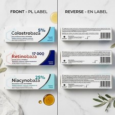 Skincare Set 3x30g - Retinol 17000, Niacinamide 25%, Colostrum 5%