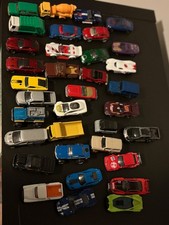 Mixed Lot of 35 HotWheels and Matchbox die cast cars 1:64 scale good condition