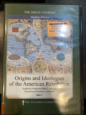 The Great Courses Modern History Origins and Ideologies of the American Rev CD