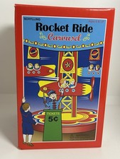 Schylling Rocket Ride Carousel Tin Toy Collector Series With Box 2000