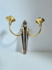 3 APPLIQUE ART DÉCO GILBERT POILLERAT 194O /LAITON/ ANCIEN/ LUMINAIRE