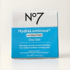 No7 Hydra Luminous Hydrating Day Gel 1.6 Oz In Box