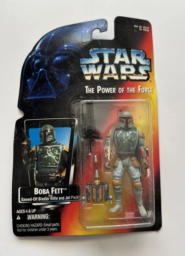 Star Wars Power of the Force Boba Fett with Sawed-off Blaster Rifle and Jet Pack