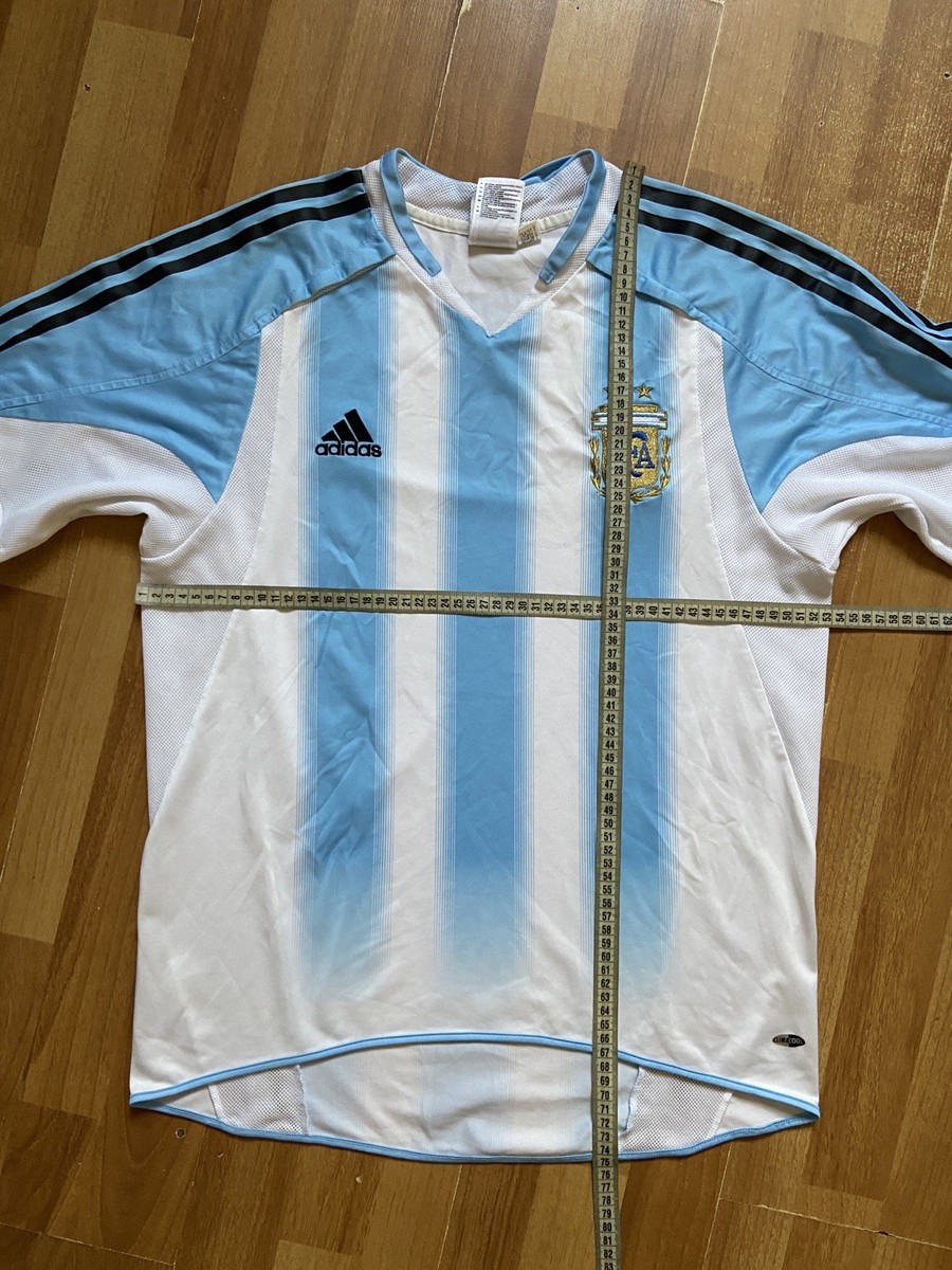 ARGENTINA 2004 2005 HOME FOOTBALL SHIRT SOCCER JERSEY ADIDAS